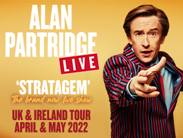 Alan Partridge Stratagem Live artwork