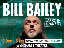 Bill Bailey Larks In Transit artwork